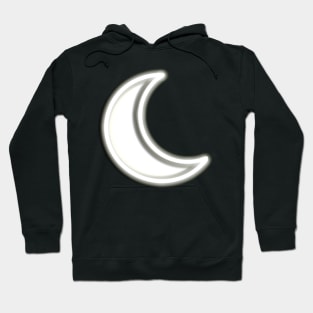 Neon moon sign Hoodie